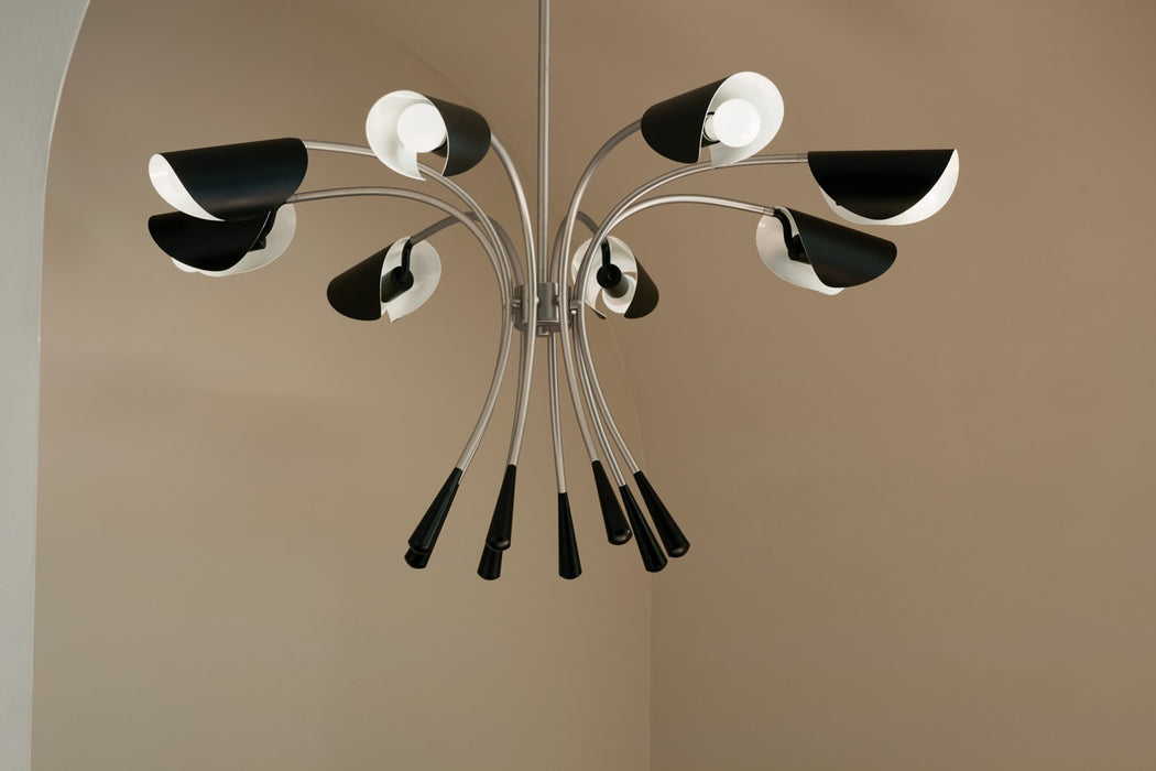 Kichler - 52560SN - Eight Light Chandelier - Arcus - Satin Nickel