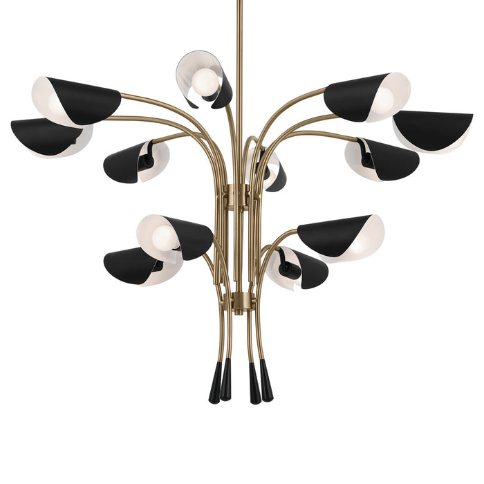 Kichler - 52561CPZBK - 12 Light Chandelier - Arcus - Champagne Bronze