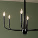 Kichler - 52525BK - Six Light Chandelier - Deela - Black