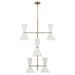 Kichler - 52568CPZWH - 12 Light Foyer Chandelier - Phix - Champagne Bronze