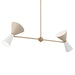 Kichler - 52569CPZGRG - Four Light Linear Chandelier - Phix - Champagne Bronze