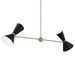 Kichler - 52569CPZBK - Four Light Linear Chandelier - Phix - Champagne Bronze