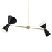 Kichler - 52569CPZBK - Four Light Linear Chandelier - Phix - Champagne Bronze