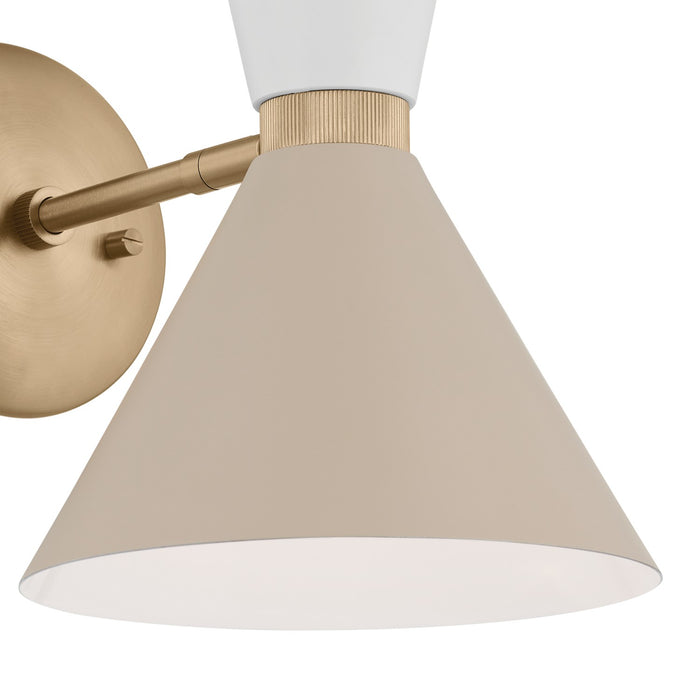 Kichler - 52570CPZGRG - Two Light Wall Sconce - Phix - Champagne Bronze