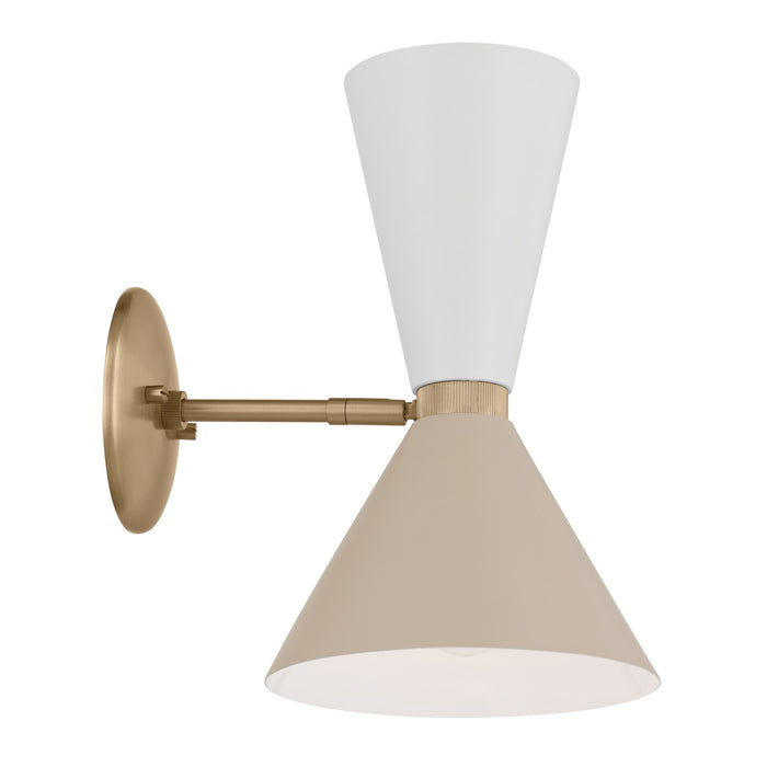 Kichler - 52570CPZGRG - Two Light Wall Sconce - Phix - Champagne Bronze