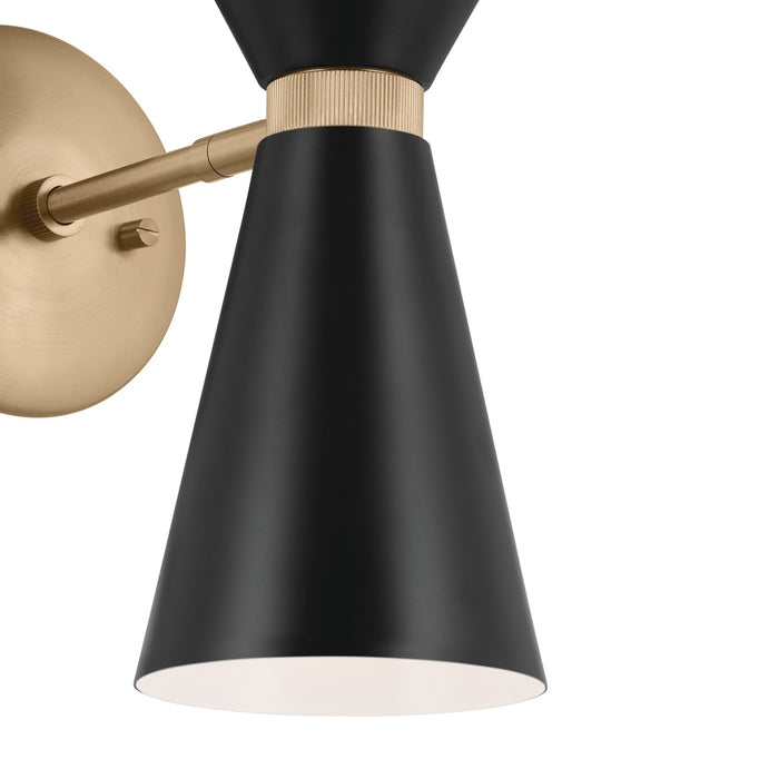 Kichler - 52570CPZBK - Two Light Wall Sconce - Phix - Champagne Bronze