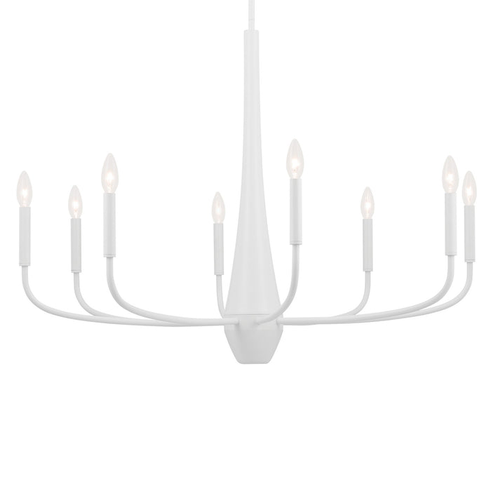 Kichler - 52526WH - Eight Light Chandelier - Deela - White