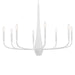 Kichler - 52526WH - Eight Light Chandelier - Deela - White