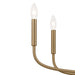 Kichler - 52526CPZ - Eight Light Chandelier - Deela - Champagne Bronze