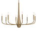 Kichler - 52526CPZ - Eight Light Chandelier - Deela - Champagne Bronze