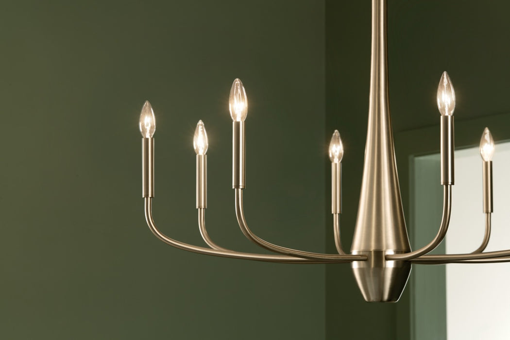 Kichler - 52526CPZ - Eight Light Chandelier - Deela - Champagne Bronze