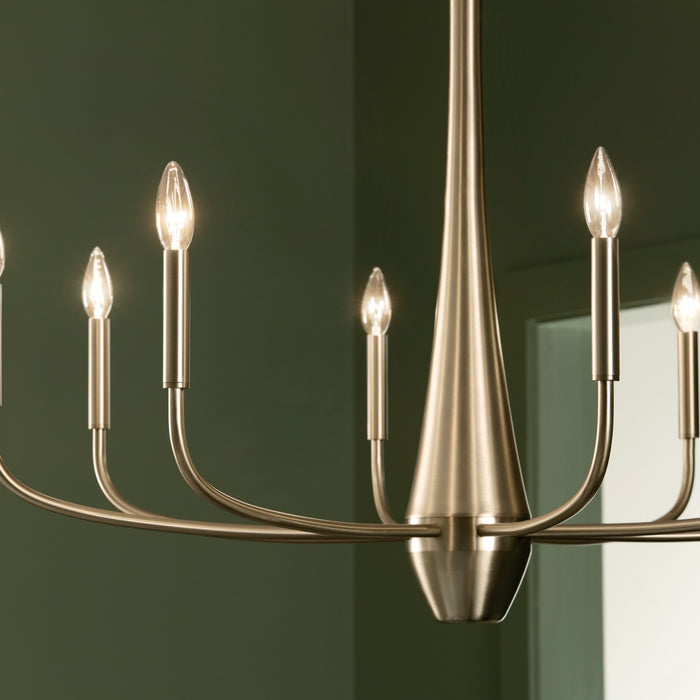 Kichler - 52526CPZ - Eight Light Chandelier - Deela - Champagne Bronze