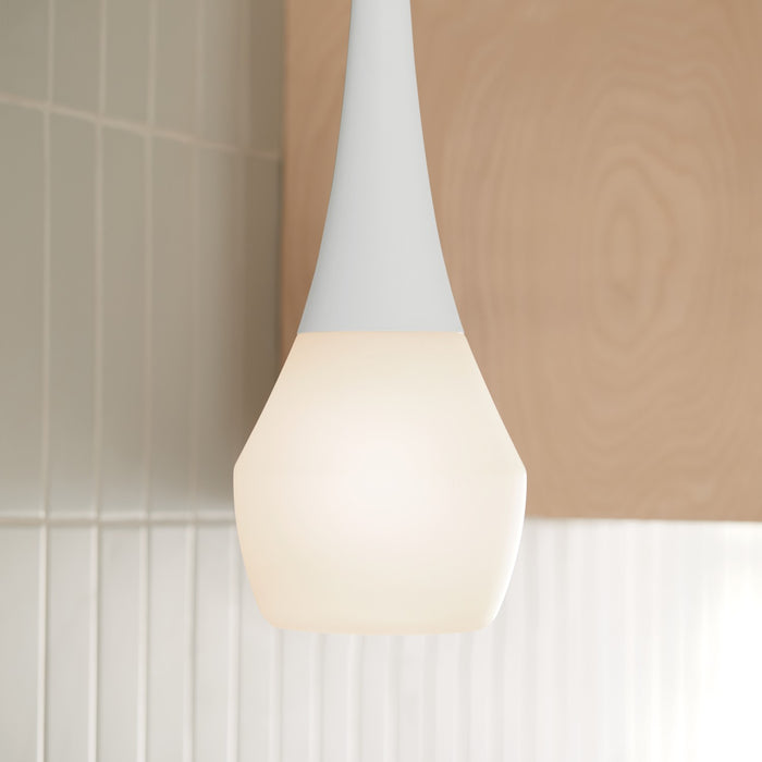 Kichler - 52529WH - One Light Pendant - Deela - White