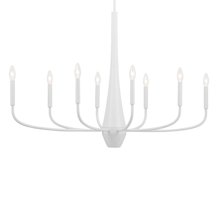 Kichler - 52528WH - Eight Light Chandelier - Deela - White