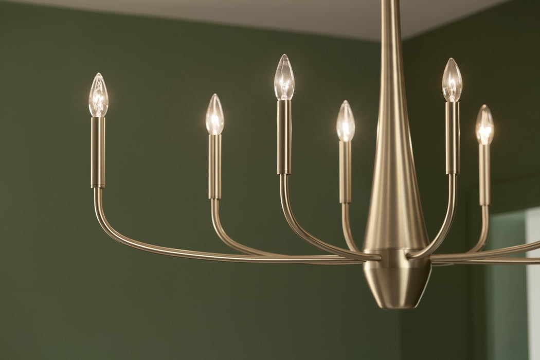 Kichler - 52528CPZ - Eight Light Chandelier - Deela - Champagne Bronze