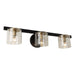 Artcraft - AC11823BB - Three Light Vanity - Salinas - Black and Brass