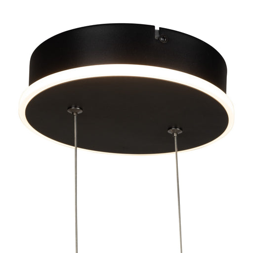 Artcraft - AC6774BK - LED Chandelier - Silicon Valley - Black