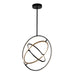 Artcraft - AC6741BB - LED Pendant - Trilogy - Black & Brass