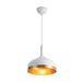 Artcraft - SC13350WH - One Light Pendant - Dash - White & Gold