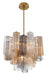 Crystorama - ADD-300-AG-AU - Four Light Chandelier - Addis - Aged Brass