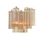 Crystorama - ADD-302-AG-AM - Two Light Wall Sconce - Addis - Aged Brass