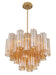 Crystorama - ADD-306-AG-AM - Six Light Chandelier - Addis - Aged Brass