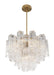 Crystorama - ADD-306-AG-CL - Six Light Chandelier - Addis - Aged Brass