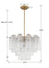 Crystorama - ADD-306-AG-CL - Six Light Chandelier - Addis - Aged Brass