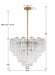 Crystorama - ADD-312-AG-CL - 12 Light Chandelier - Addis - Aged Brass