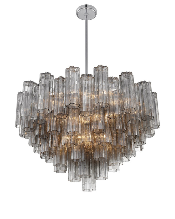 Crystorama - ADD-316-CH-SM - 16 Light Chandelier - Addis - Polished Chrome