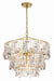 Crystorama - ELS-7103-GA - Three Light Pendant - Elsa - Antique Gold