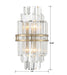 Crystorama - HAY-1402-AG - Two Light Wall Sconce - Hayes - Aged Brass