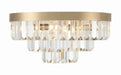 Crystorama - HAY-1403-AG - Eight Light Flush Mount - Hayes - Aged Brass