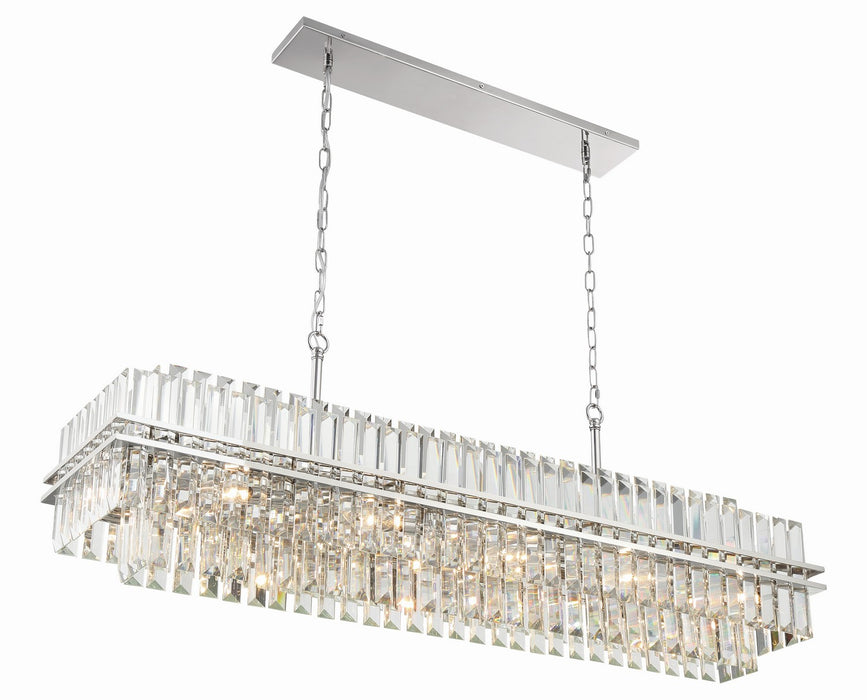 Crystorama - HAY-1417-PN - 16 Light Chandelier - Hayes - Polished Nickel