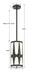 Crystorama - ROY-801-BK - One Light Pendant - Royston - Black