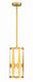 Crystorama - ROY-801-GA - One Light Pendant - Royston - Antique Gold