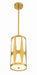 Crystorama - ROY-801-GA - One Light Pendant - Royston - Antique Gold