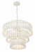 Crystorama - TIA-7103-MT - Three Light Pendant - Tiana - Matte White