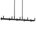 Kichler - 52614BK - Ten Light Linear Chandelier - Erzo - Black