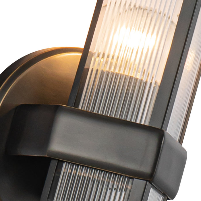 Alora - WV332904UBCR - One Light Wall Sconce - Cairo - Ribbed Glass/Urban Bronze