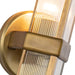 Alora - WV332904VBCR - One Light Wall Sconce - Cairo - Ribbed Glass/Vintage Brass