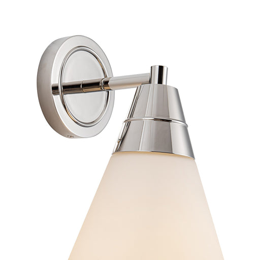 Alora - WV348106PNOP - One Light Wall Sconce - Willard - Polished Nickel/Opal Matte Glass