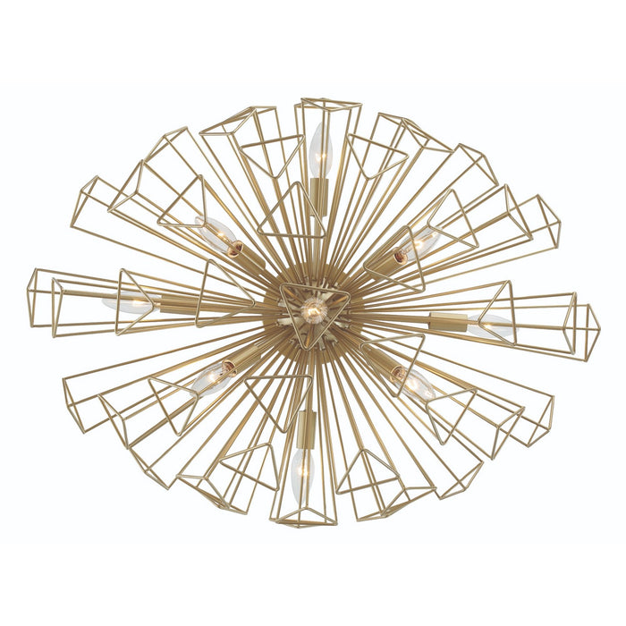 Eurofase - 46761-026 - Ten Light Chandelier - Dendelio - Gold