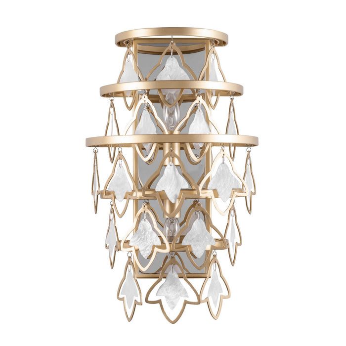 Varaluz - 386W02FG - Two Light Wall Sconce - Fleur - French Gold