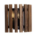 Varaluz - 387W01MBW - One Light Wall Sconce - Suratto - Matte Black/Medium Walnut