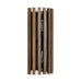 Varaluz - 387W02MBW - Two Light Wall Sconce - Suratto - Matte Black/Medium Walnut