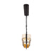 Varaluz - 389N05MBHN - Five Light Linear Pendant - Blonde Moment - Matte Black/Honey/Medium Oak