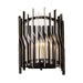 Varaluz - 393W01MBFG - One Light Wall Sconce - Park Row - Matte Black/French Gold