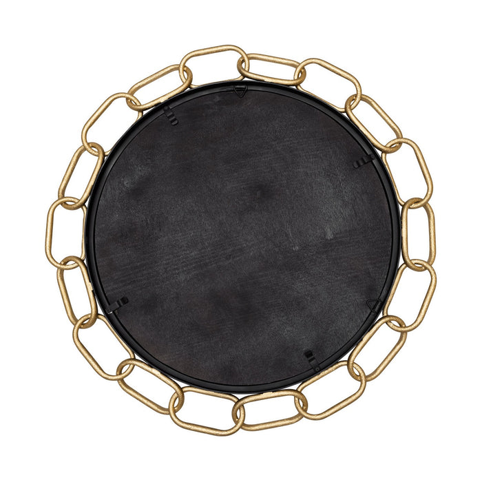 Varaluz - 444MI30MBTG - Mirror - Chains of Love - Matte Black/Textured Gold