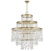 Savoy House - 1-1868-15-322 - 15 Light Chandelier - Luna - Warm Brass